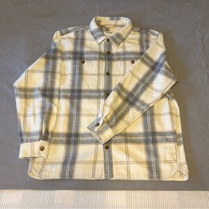 Men's Plaid Shirt Jacket